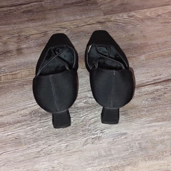 Laura Scott  Alice black pump dress shoes  Sz 8 - Picture 4 of 7
